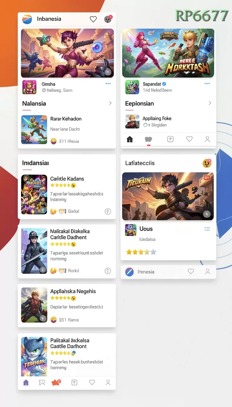 Cuplikan layar HOKIVIP — menu navigasi