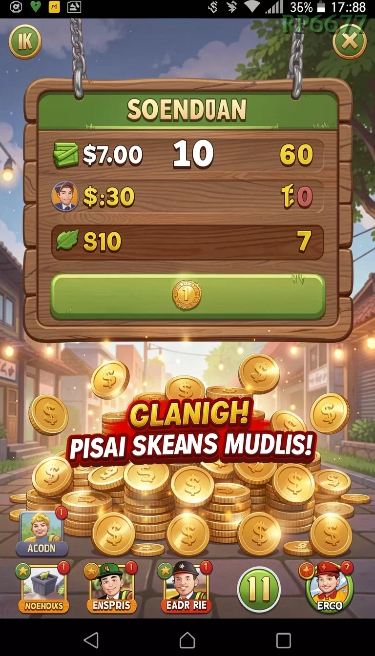 Cuplikan layar DULTOGEL — pengaturan akun