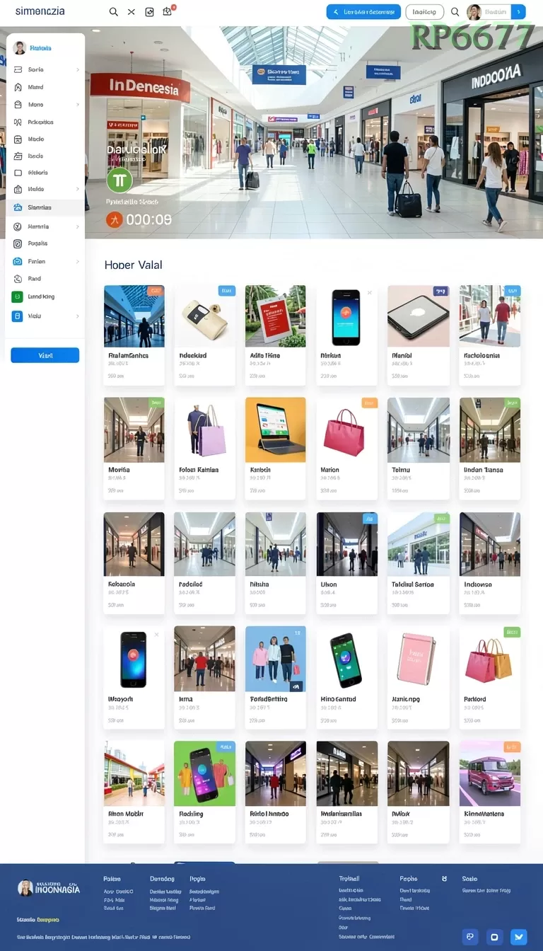 Cuplikan layar GRABWIN — halaman utama